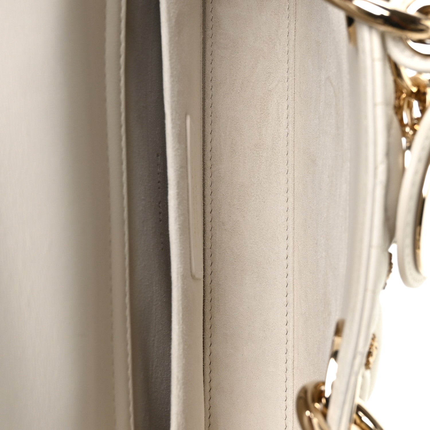 Christian Dior Lambskin Butterfly Cannage Lady D-Joy White 5 of 10