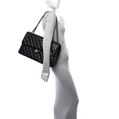Chanel Caviar Quilted XXL Travel Flap Bag Black 2 of 11