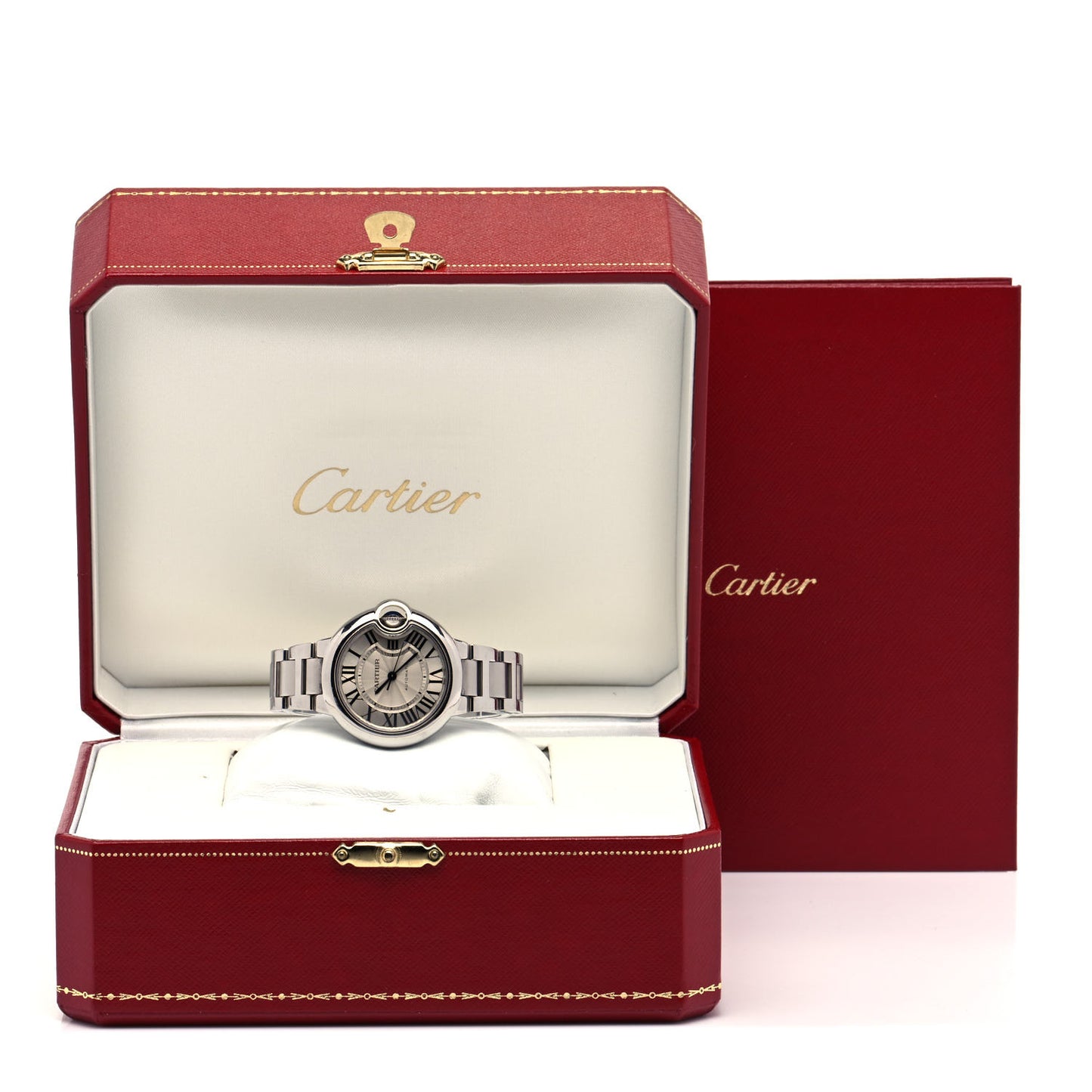 Stainless Steel 33mm Ballon Bleu De Cartier Automatic Watch