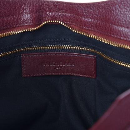 Balenciaga Chevre Gold Metallic Edge Hardware City Bordeaux 6 of 9