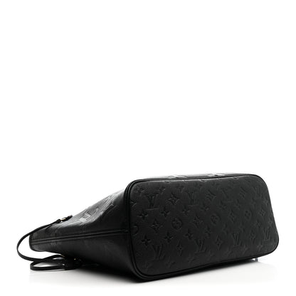 Louis Vuitton Empreinte Monogram Giant Neverfull MM Black 5 of 10