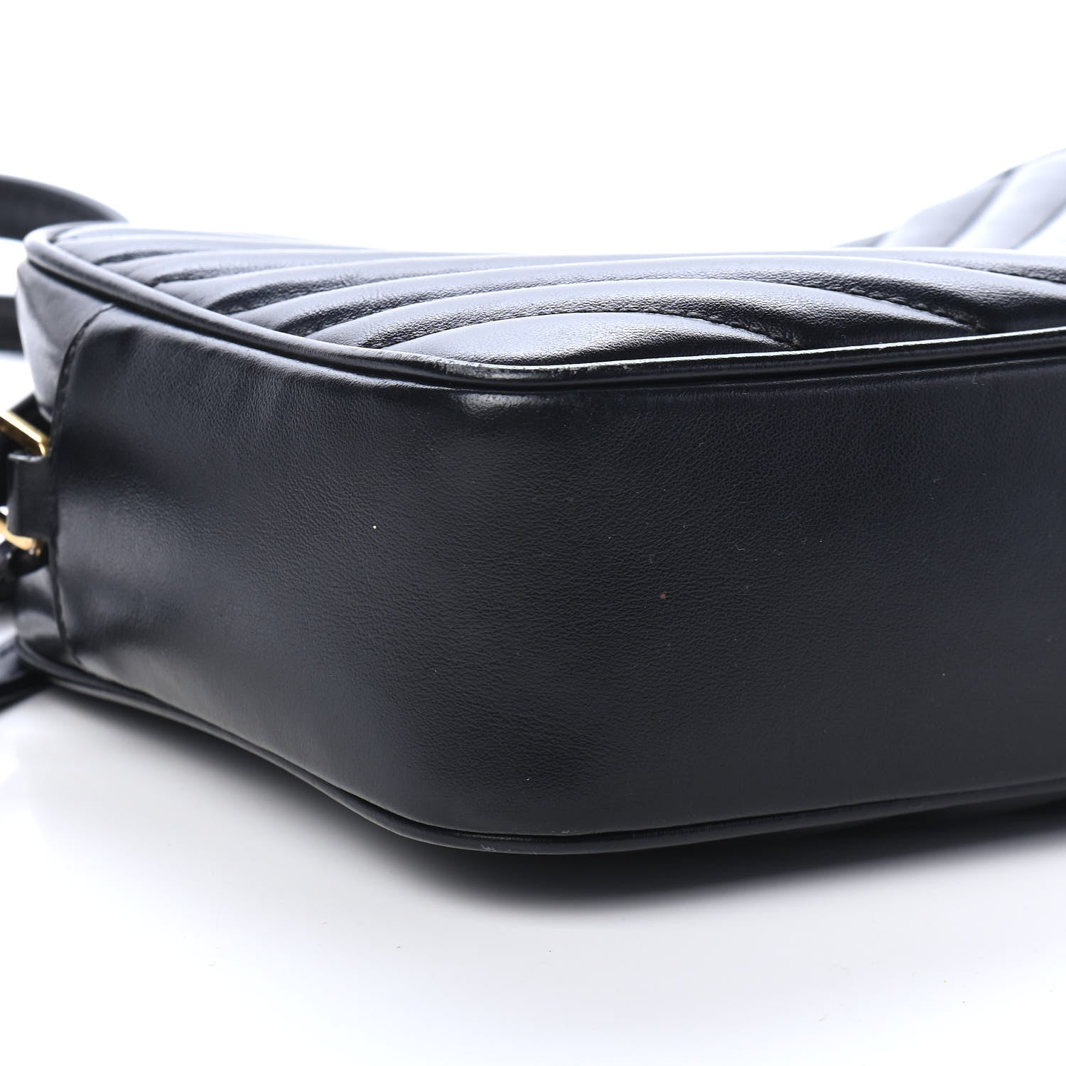 Saint Laurent Calfskin Matelasse Monogram Lou Camera Bag Black 8 of 11