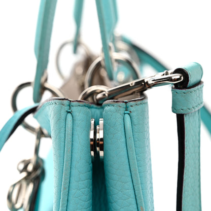 Christian Dior Bullcalf Medium Diorissimo Tote Light Blue 15 of 21