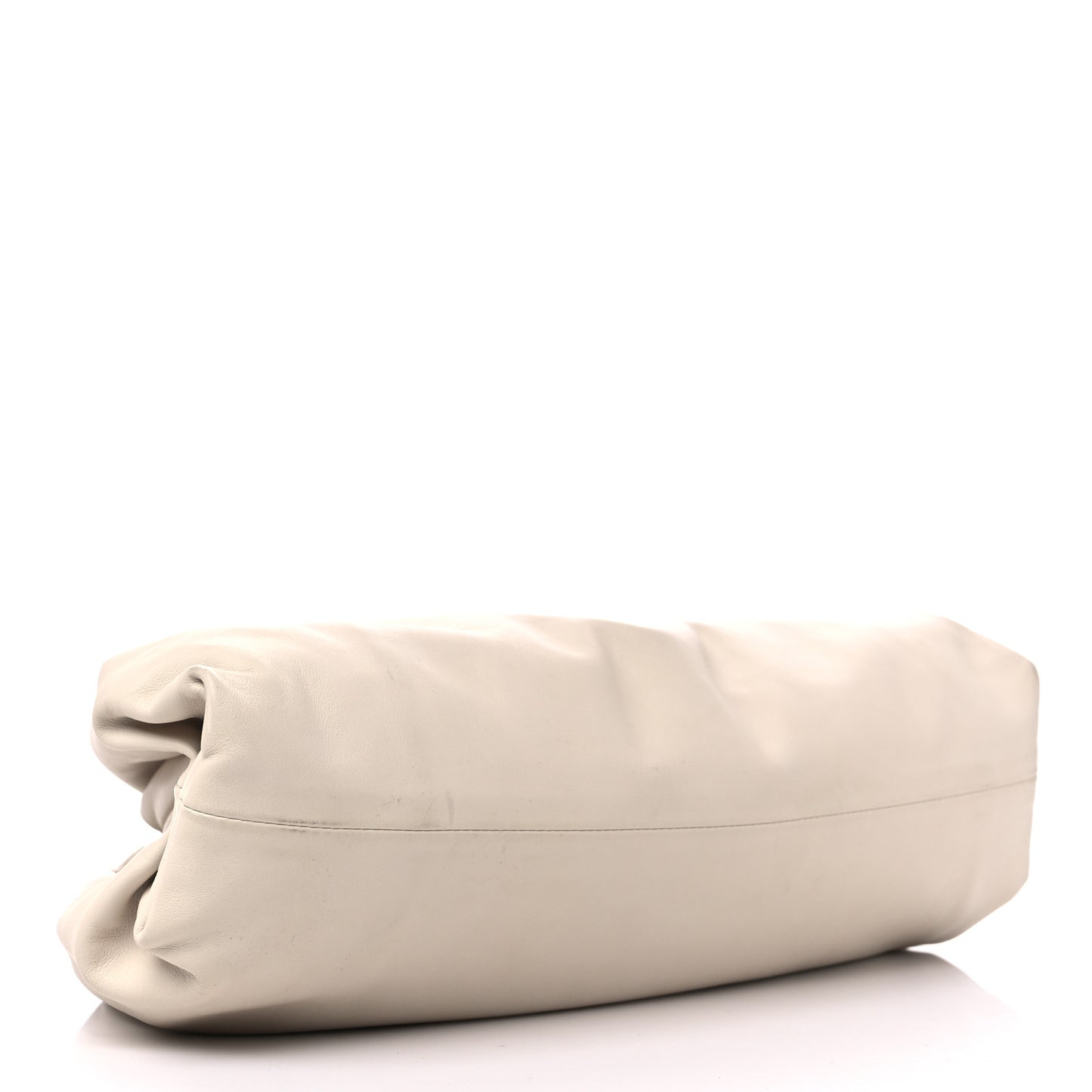 Smooth Butter Calf The Pouch Oversized Clutch Plaster