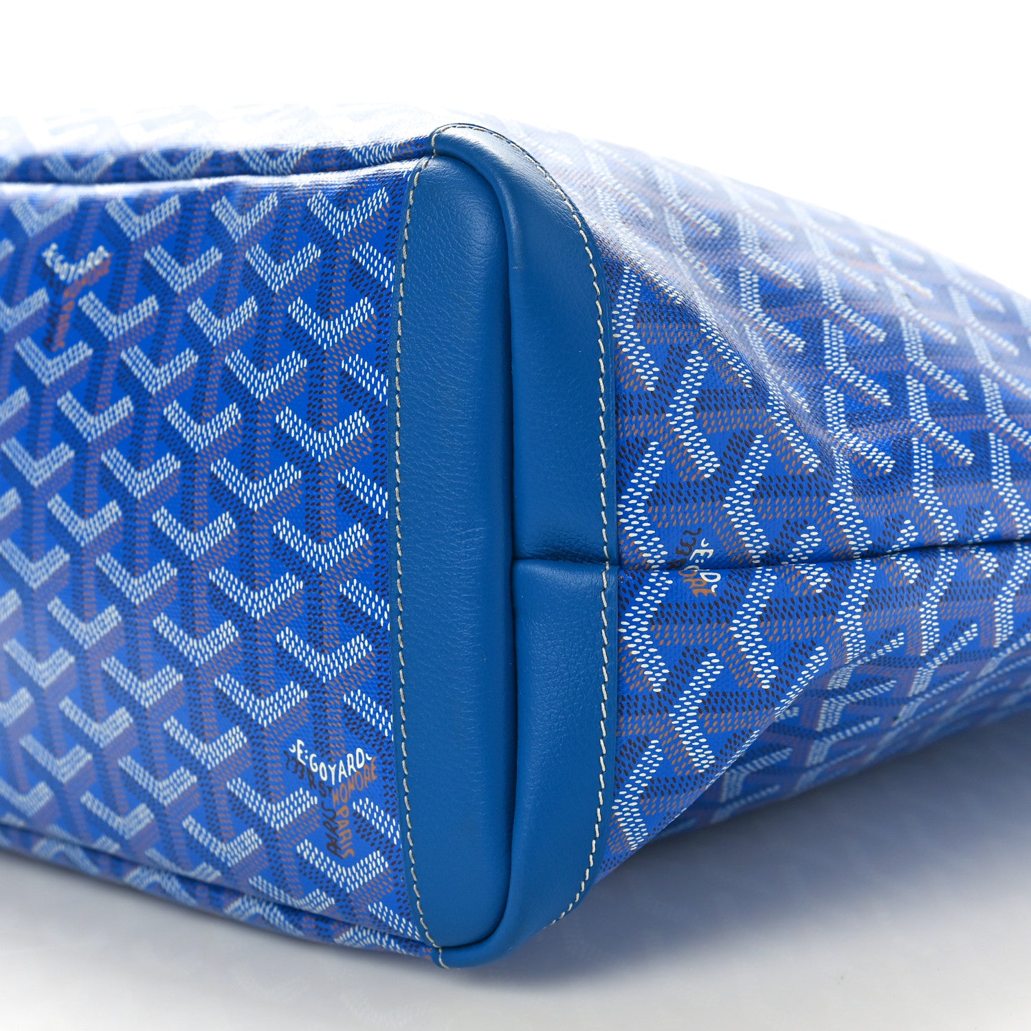 Goyard Goyardine Artois MM Blue 9 of 9