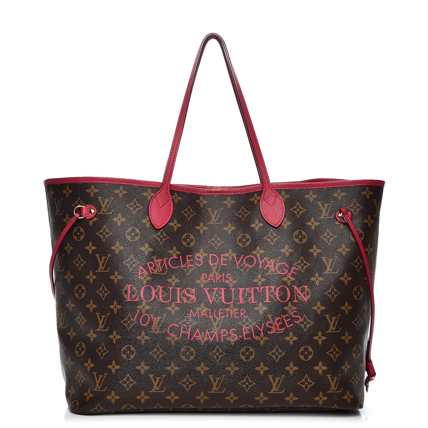 Monogram Articles de Voyage Ikat Neverfull GM Rose Indien