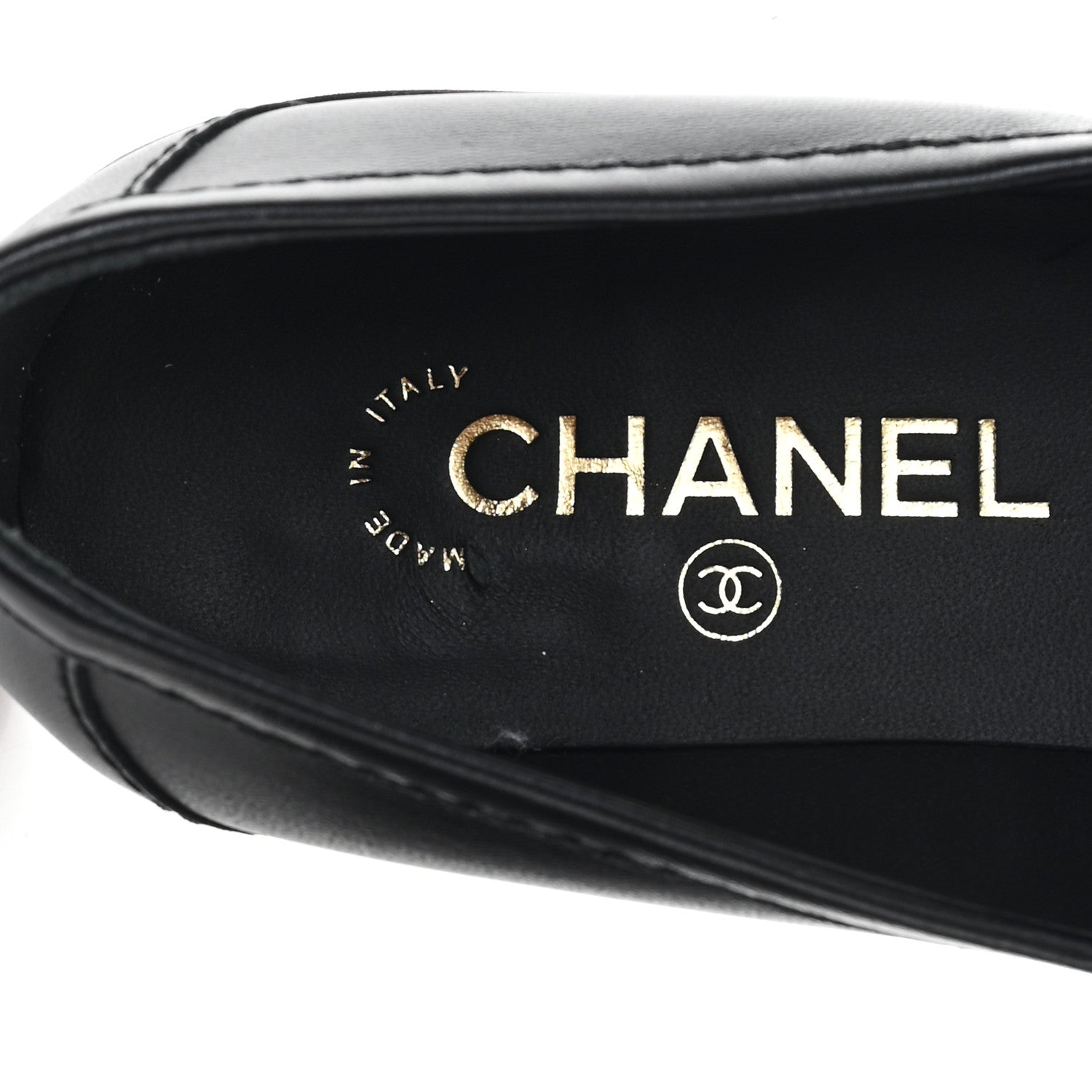 Chanel Lambskin Quilted CC Turnlock Loafers 39.5 Black 8 of 9