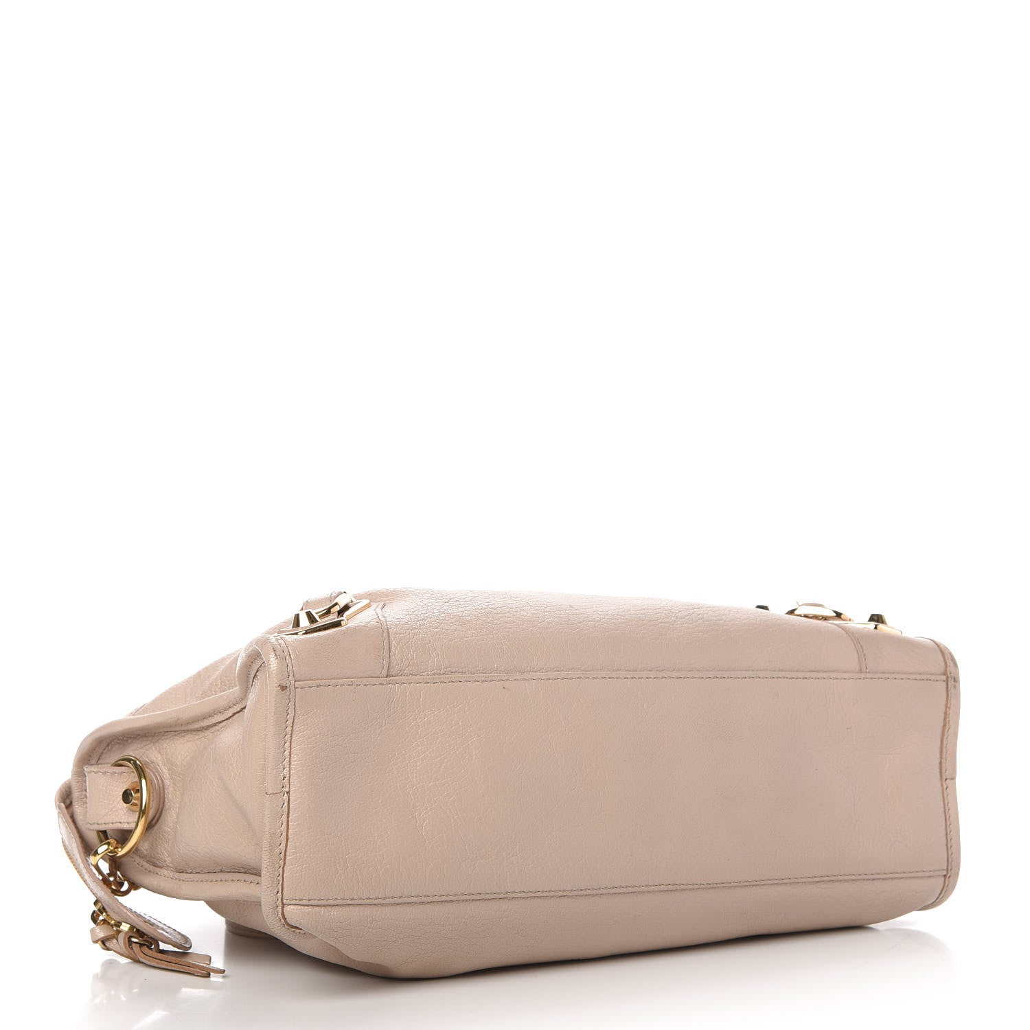 Balenciaga Chevre Gold Metallic Edge Hardware S City Beige Praline 4 of 10