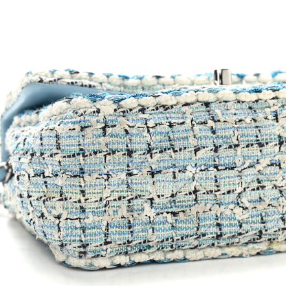 Chanel Tweed Braid Mini Flap Blue White 5 of 9