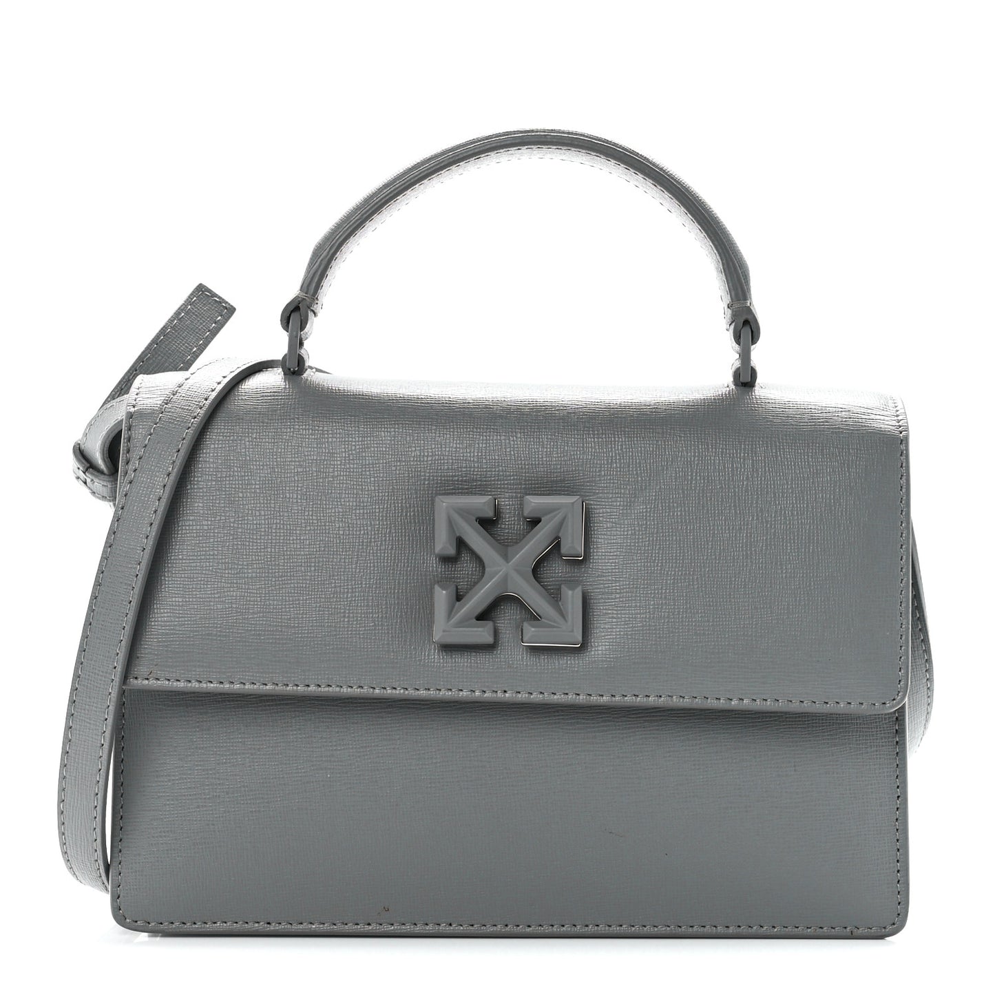 Saffiano Jitney 1.4 Top Handle Bag Grey