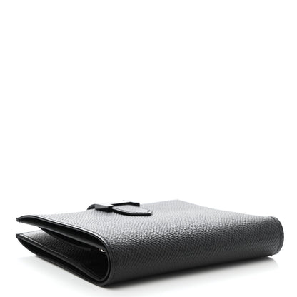 Hermes Epsom Monochrome Bearn Compact Wallet Black 4 of 8
