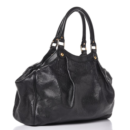 Gucci Guccissima Medium Sukey Tote Black 3 of 7