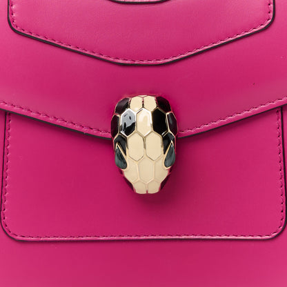 Bulgari Calfskin Serpenti Forever Top Handle Pink 17 of 21
