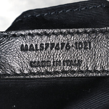 Saint Laurent Jersey Quilted Small Loulou Puffer Monogram Chain Satchel Grey Cloud 7 of 10