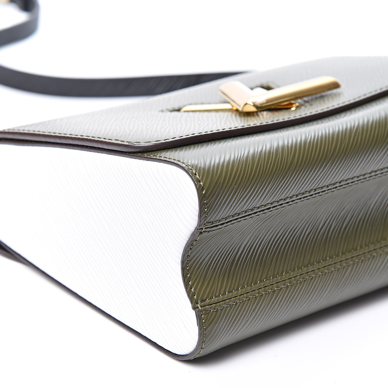 Louis Vuitton Epi Twist Shoulder Bag MM Kaki 9 of 10