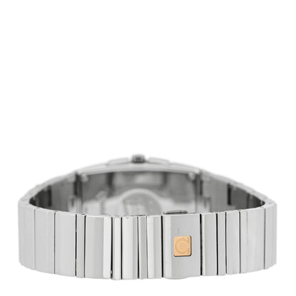 Omega Stainless Steel Diamond Pink Mother of Pearl Multi Gemstone 26mm Constellation Quadrella Quartz Watch 895.1290 3 of 4