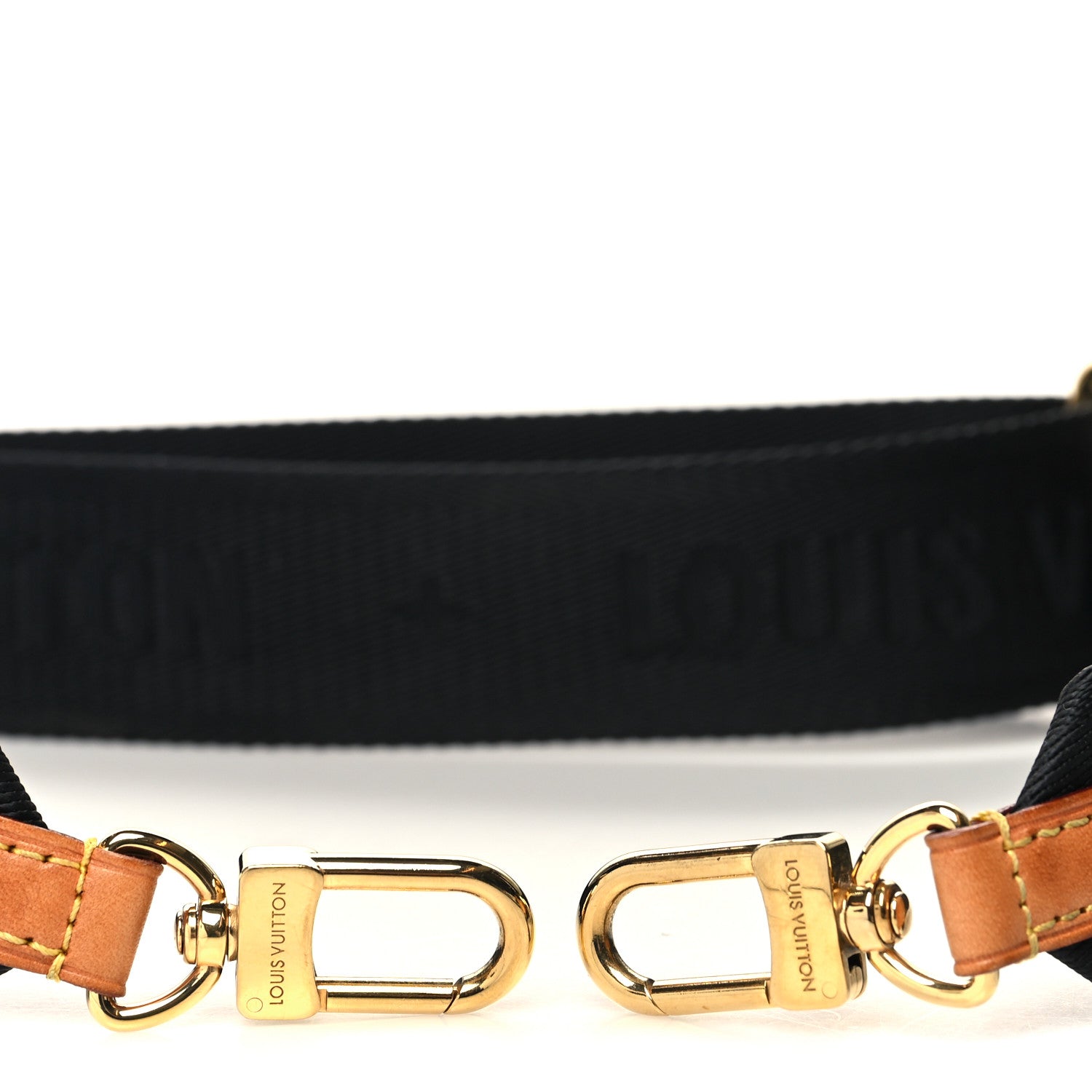 Louis Vuitton Nylon Multi Pochette Accessories Bandouliere Shoulder Strap Black 3 of 4