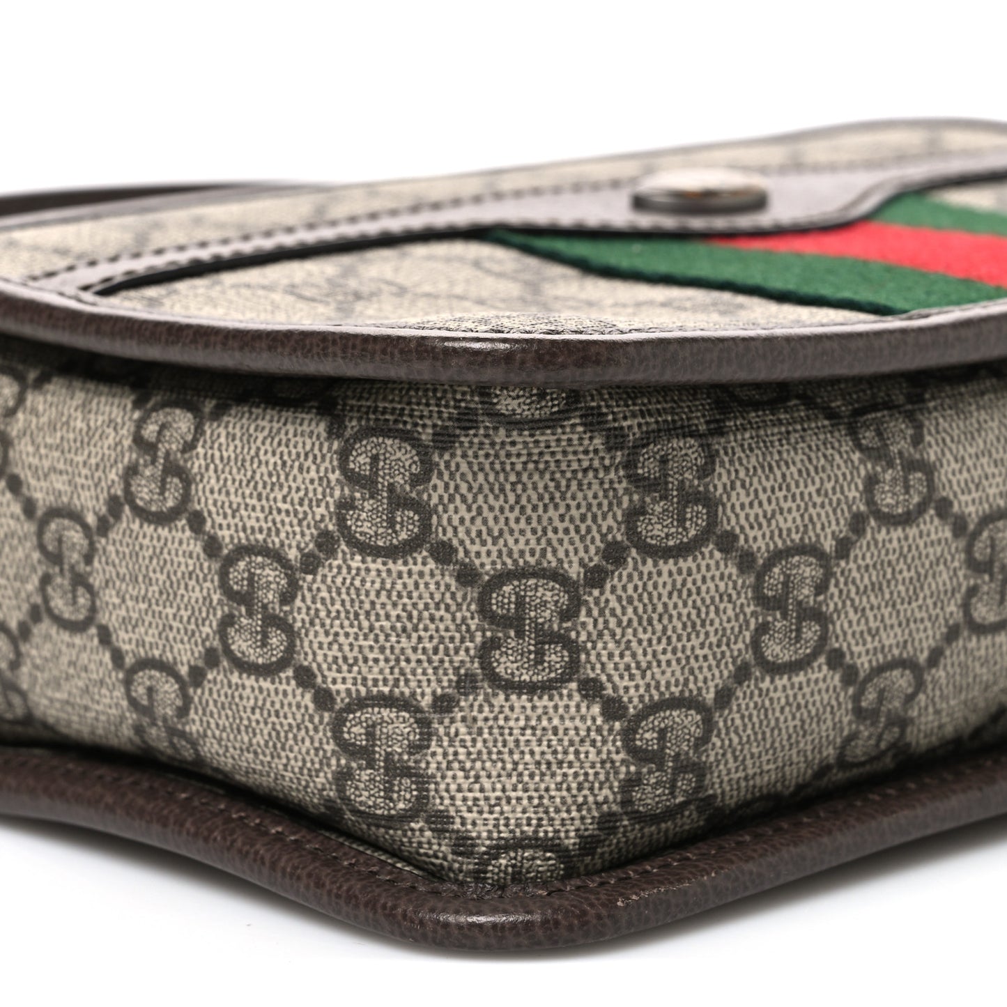 GG Supreme Monogram Web Ophidia Crossbody Bag Beige New Acero