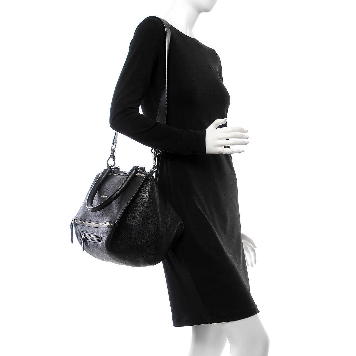 Givenchy Sugar Goatskin Medium Pandora Black 2 of 8