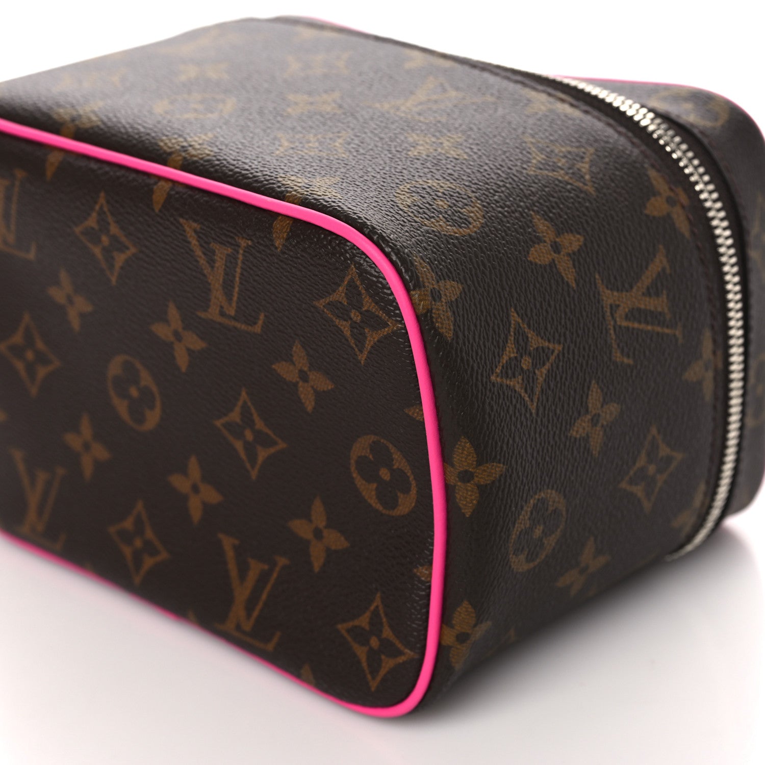 Louis Vuitton Monogram Macassar Nice Mini Fuchsia 9 of 9