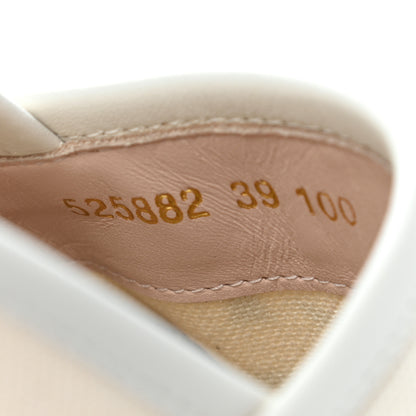 Gucci Canvas Logo Espadrilles 39 Greggio White 8 of 10