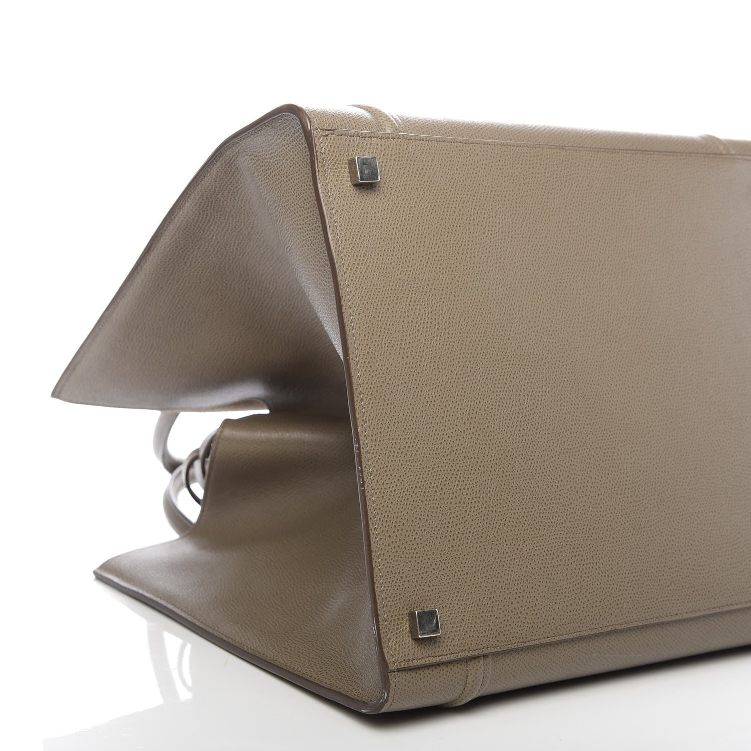 Celine Grained Calfskin Medium Phantom Luggage Taupe 6 of 10