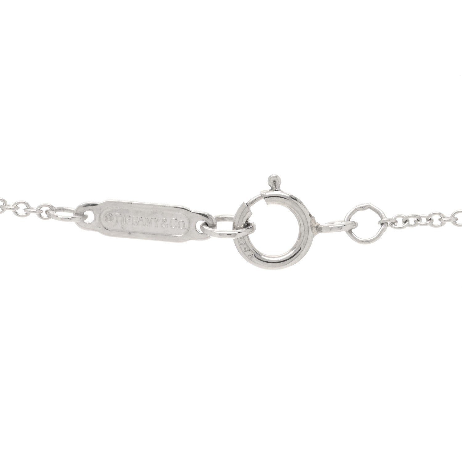 Tiffany Platinum Diamond Legacy Pendant Necklace 3 of 4