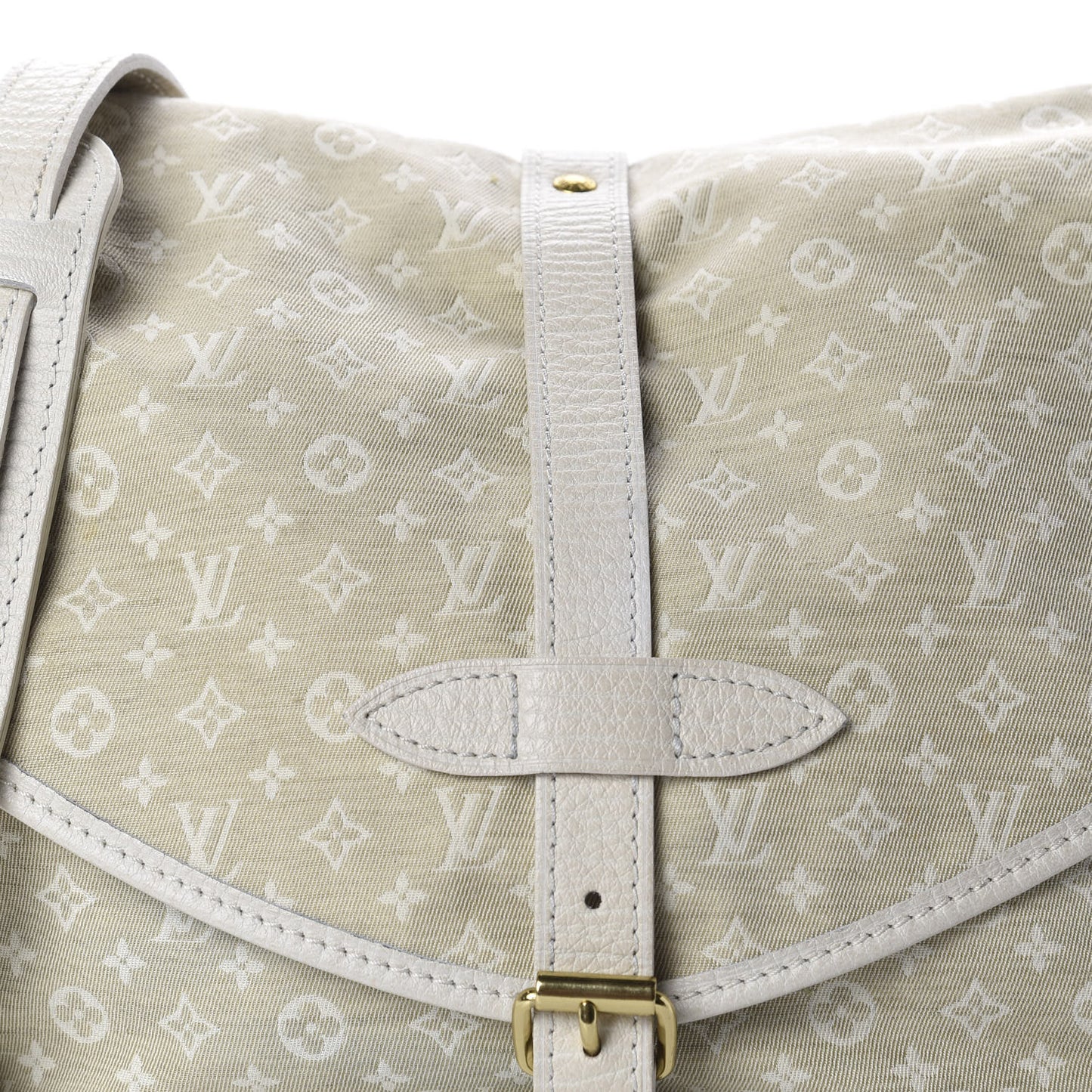Monogram Mini Lin Saumur Dune