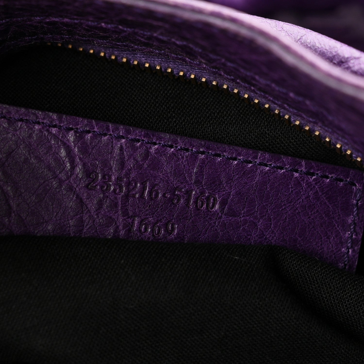Balenciaga Agneau Classic Hardware Velo Dark Violet 8 of 12