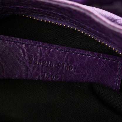Balenciaga Agneau Classic Hardware Velo Dark Violet 8 of 12