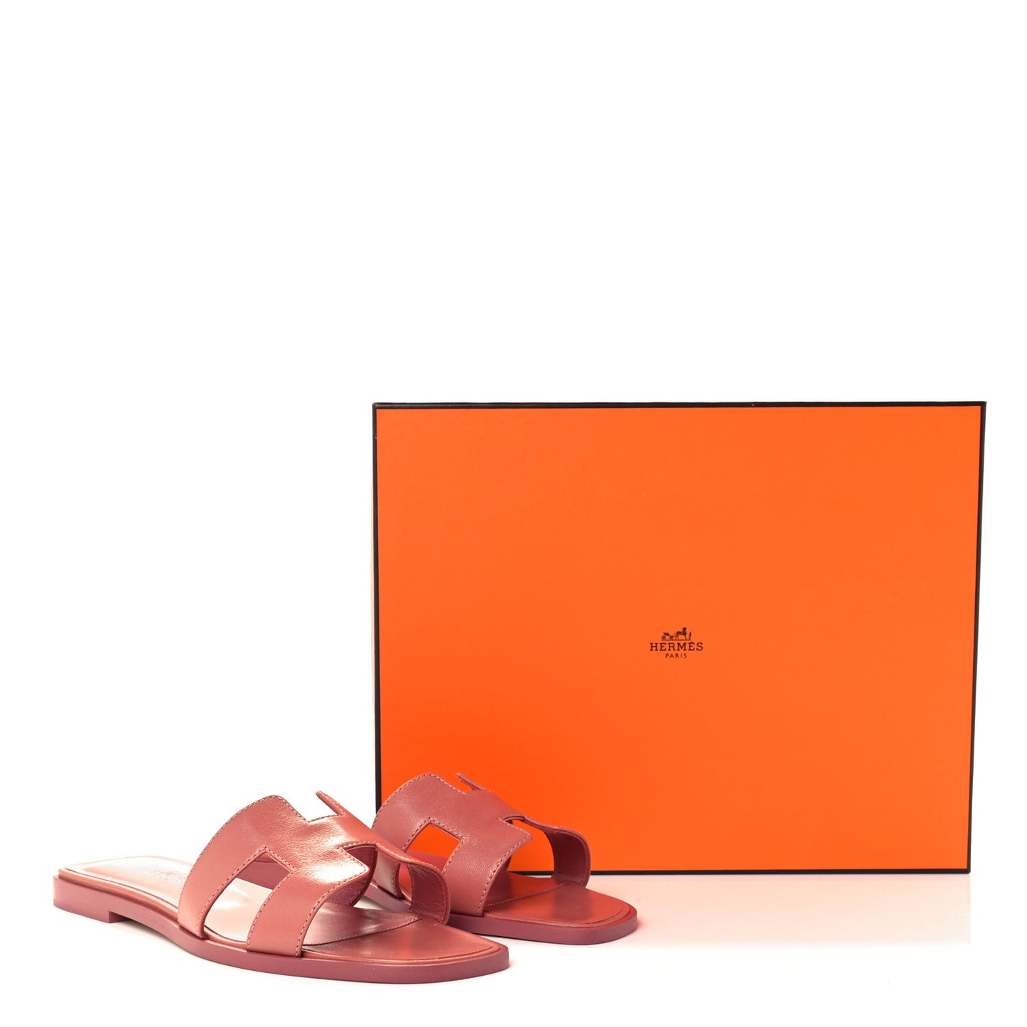 Goatskin Oran Sandals 36.5 Rouge Blush