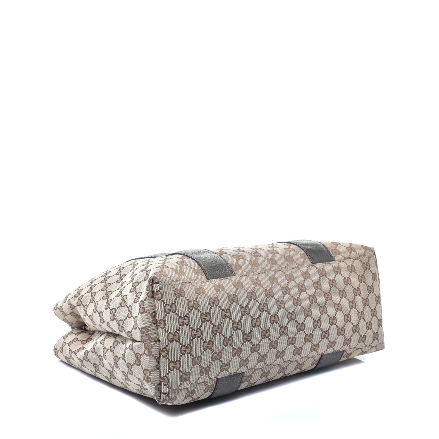 Gucci Monogram Medium Bamboo Bar Tote Olive 4 of 12