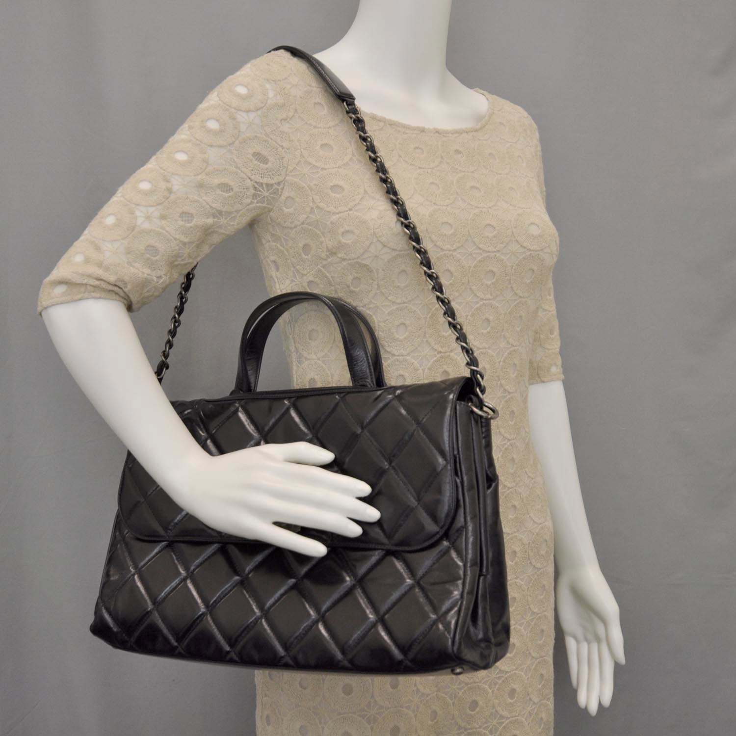 Chanel Calfskin Quilted Boy Bag Black 2 of 9