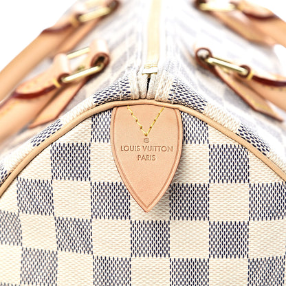 Louis Vuitton Damier Azur Speedy 30 7 of 10
