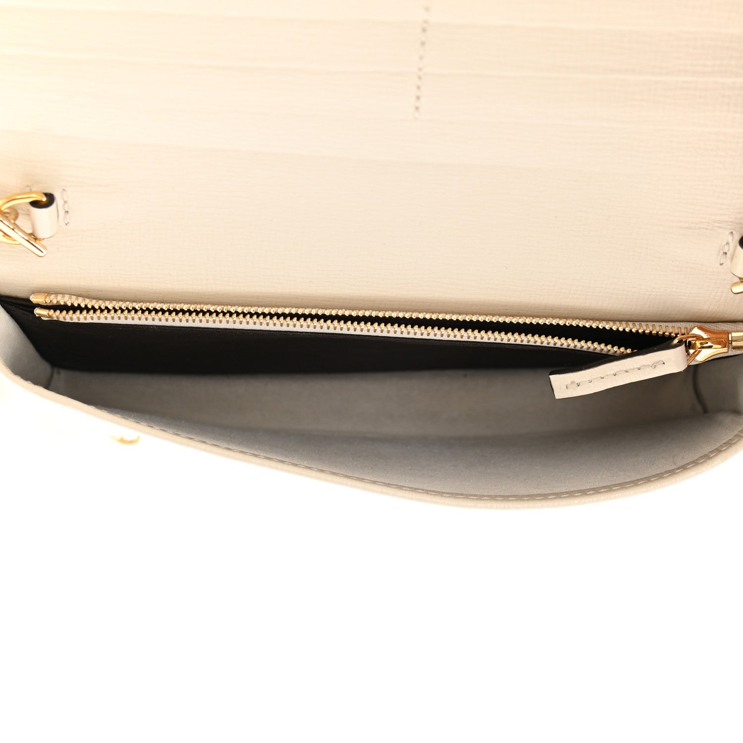 Gucci GG Supreme Monogram Azalea Calfskin Horsebit 1955 Wallet On Chain Beige Ebony Mystic White 5 of 10