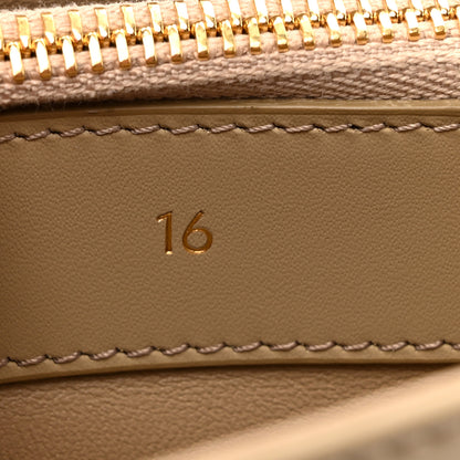 Celine Satinated Calfskin Mini 16 Top Handle Bag Beige 6 of 12