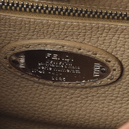 Fendi Cuoio Romano Selleria Bi-Color Medium Peekaboo Iconic Satchel Mou Deserto 9 of 15