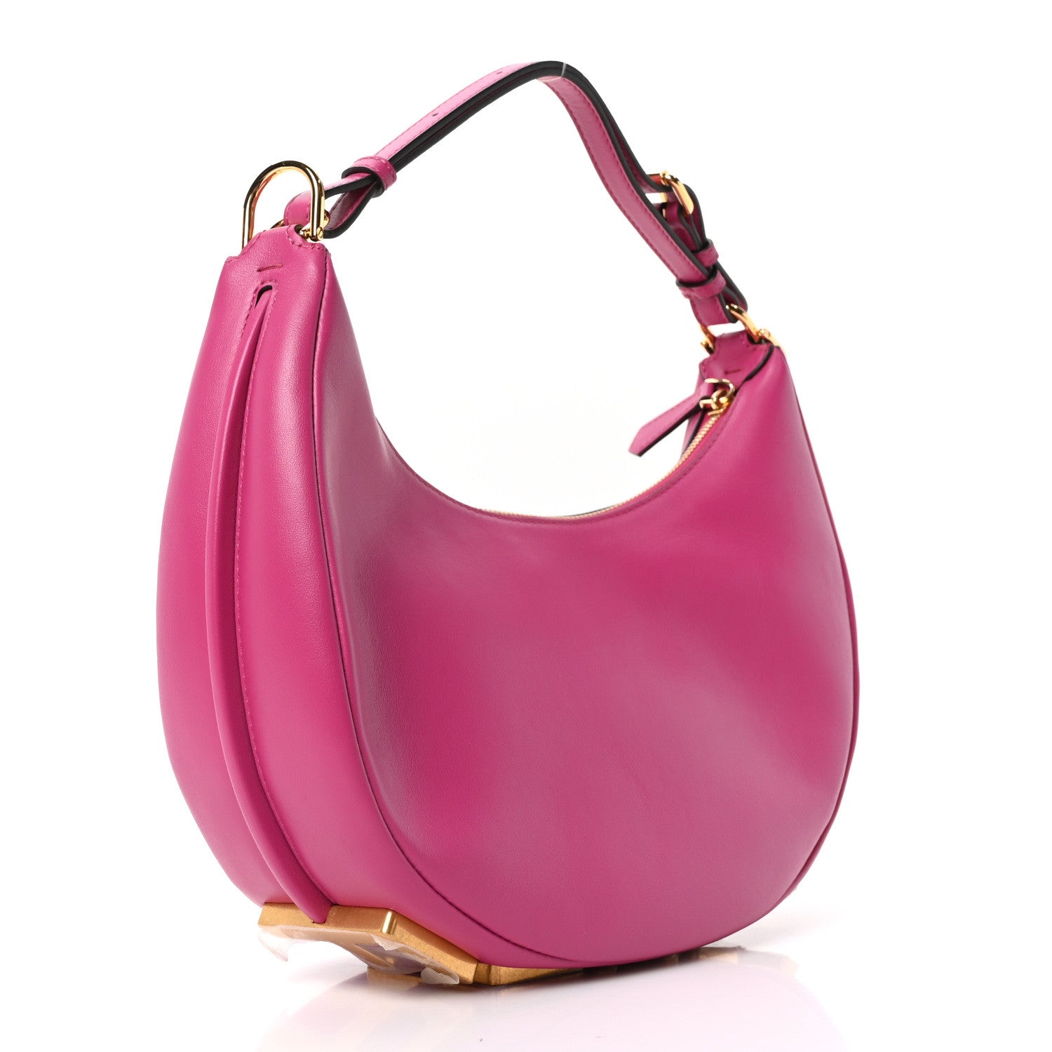 Fendi Vitello Grace Matte Small Fendigraphy Hobo Bag Ciclamino Pilar 3 of 10