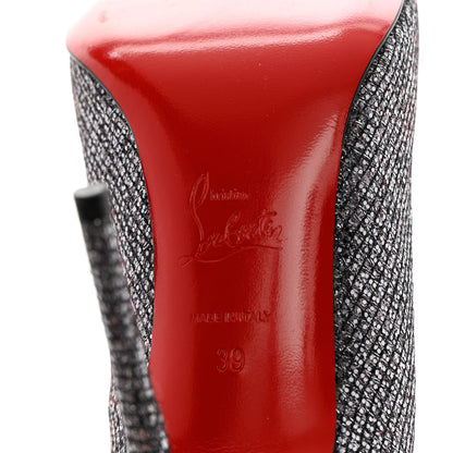 Christian Louboutin Lady Glitter Fifi 100 Pumps 39 Silver 7 of 12