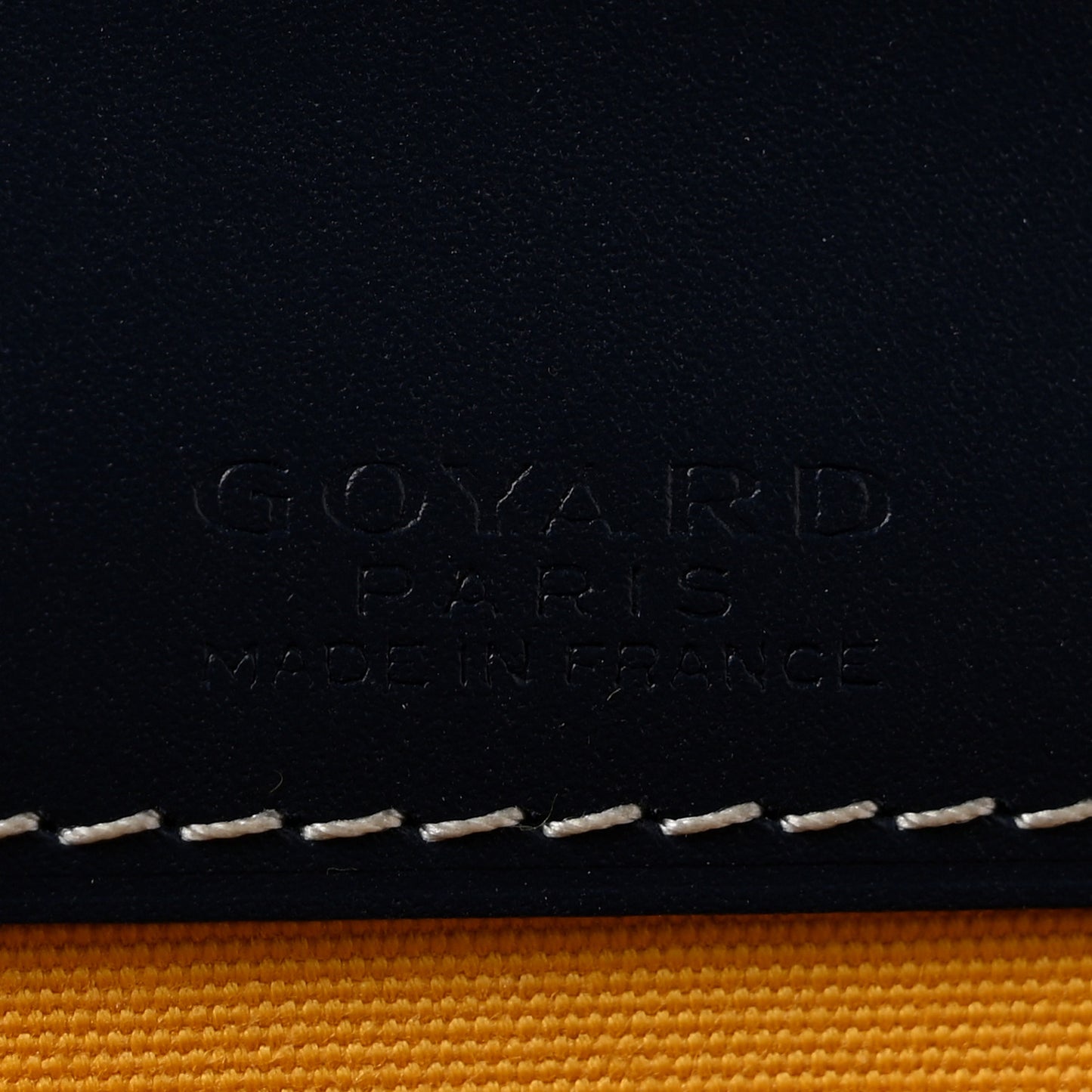 Goyardine Monte Carlo Bois Clutch Navy