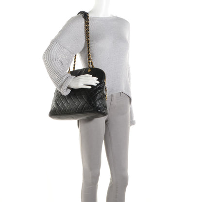 Chanel Lambskin Quilted Shoulder Bag Black 2 of 7