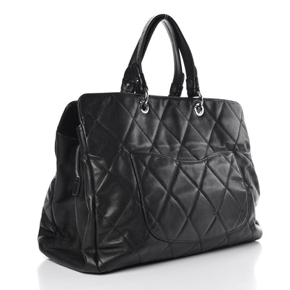 Chanel Caviar CC Shopper Tote Black 3 of 7