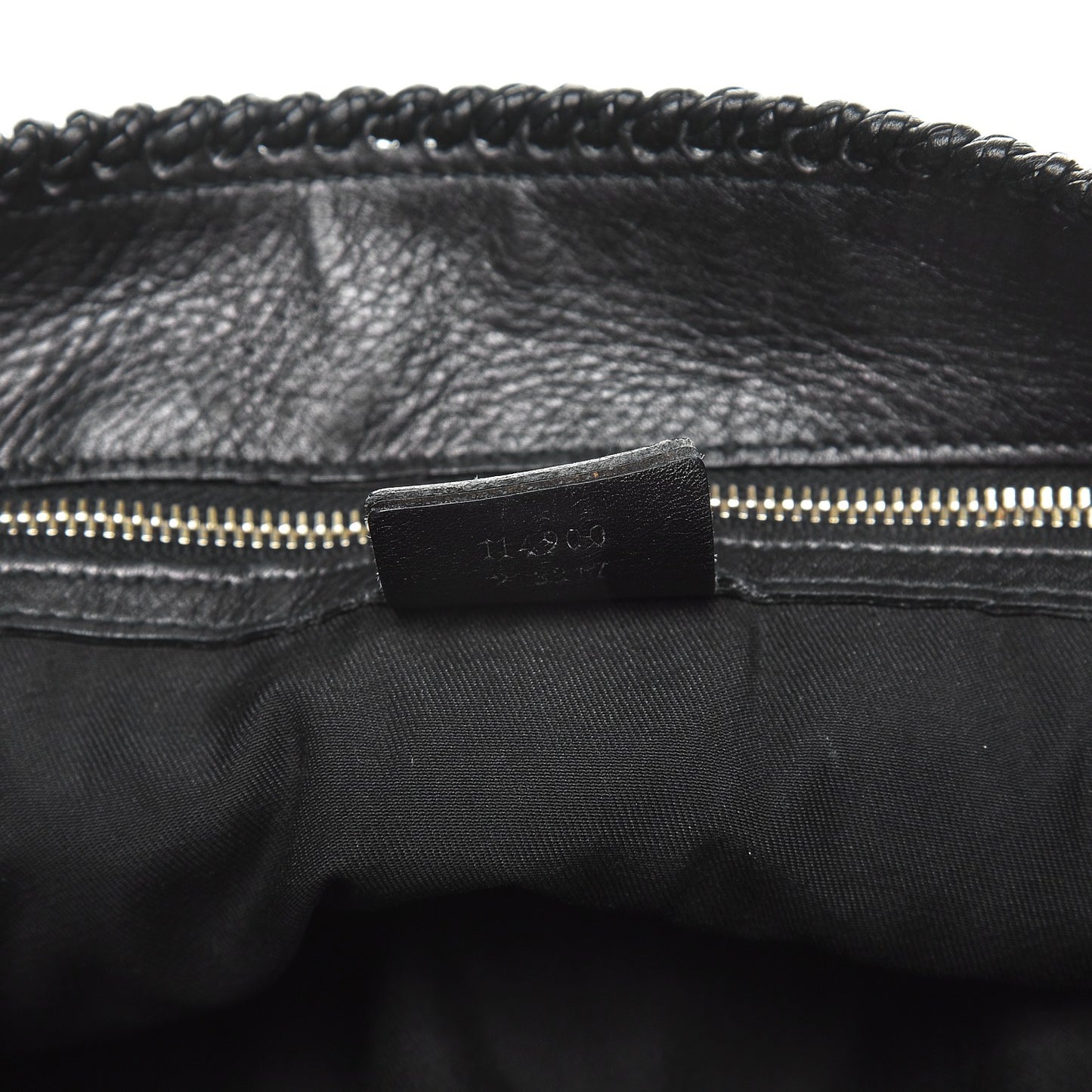Calfskin Large Horsebit Chain Hobo Black
