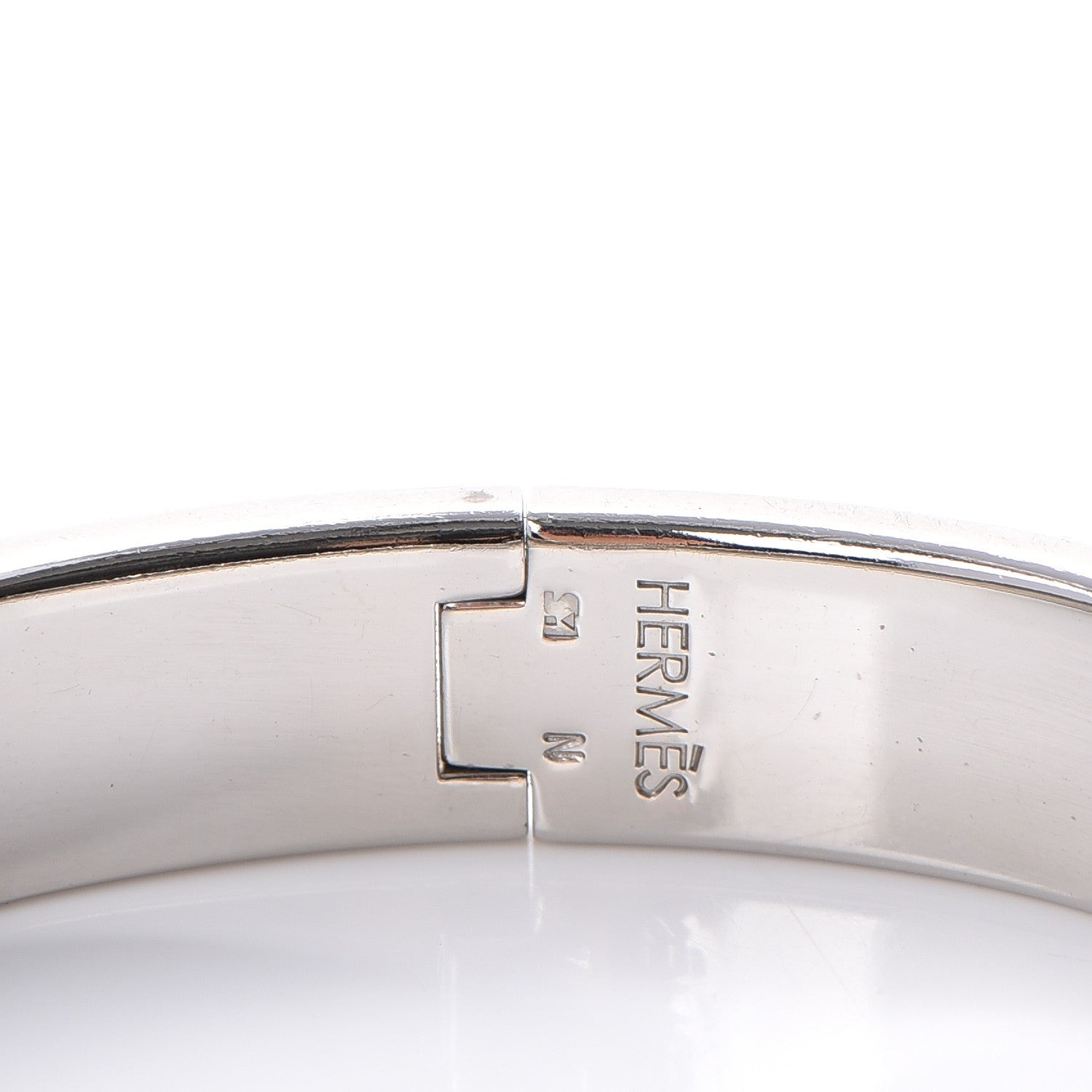 Hermes Enamel Narrow Clic Clac H Bracelet PM Black 4 of 4