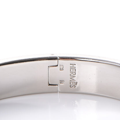 Hermes Enamel Narrow Clic Clac H Bracelet PM Black 4 of 4