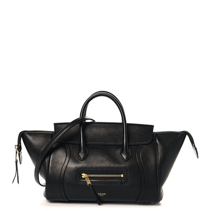 Celine Supple Shiny Lambskin Little New Luggage Black 1 of 9