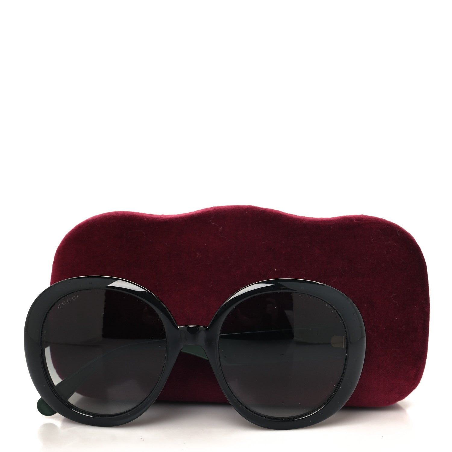 Gucci Round Eye GG Web Sunglasses GG0712S  Black 6 of 6