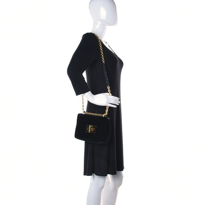 Tom Ford Velvet Natalia Medium Shoulder Bag Black 2 of 11