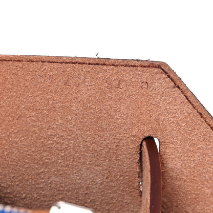 Hermes Military Toile Vache Hunter Herbag a Dos Zip Retourne Backpack Bleu France Fauve 8 of 12