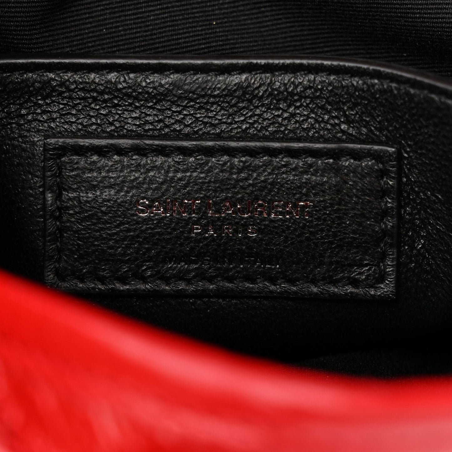 Crinkled Calfskin Matelasse Monogram Baby Niki Chain Satchel Rouge Eros